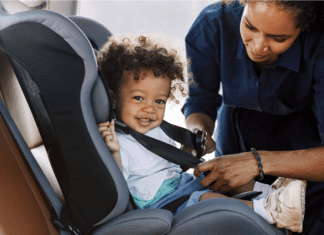 Child in Car Seat | Central Mass Mom