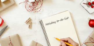 planning for the holidays while expecting