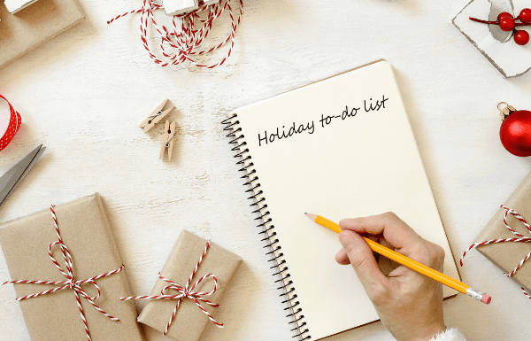 planning for the holidays while expecting