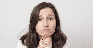 Woman asking for help