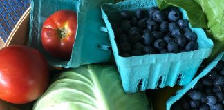 fruits and veggies from one of the CSAs in Central Mass