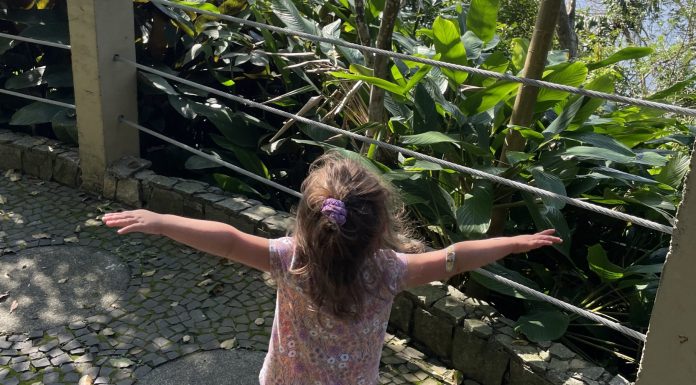 Tips for Raising Bilingual Kids toddler in Brazil on an immersion trip, tips for raising bilingual kids.
