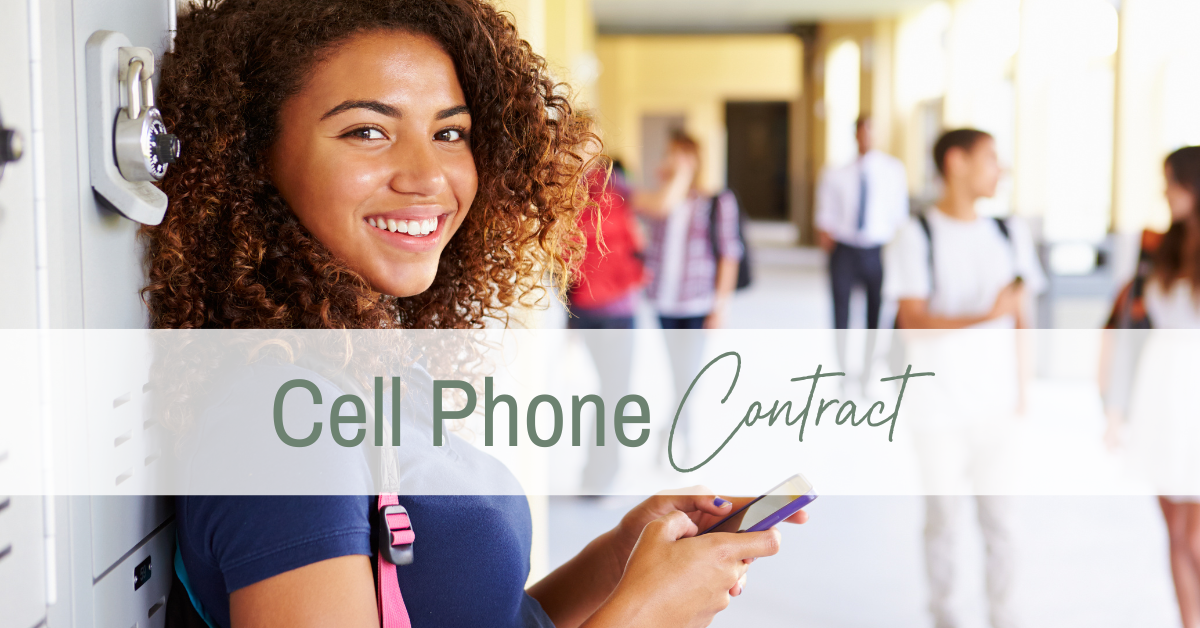 Cell Phone Contract {Free Printable}