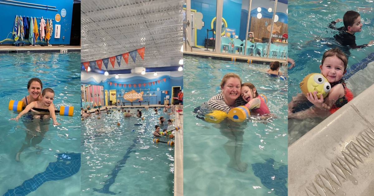 Family Swim at Goldfish Swim School Milford Recap!