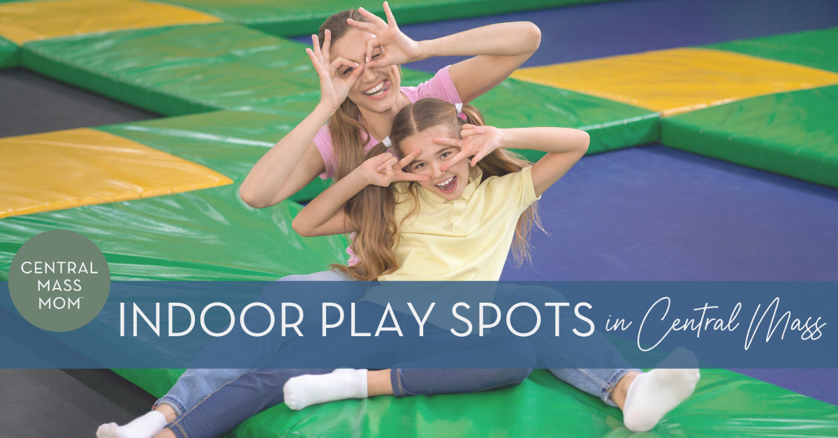 mom and daughter trampoline park